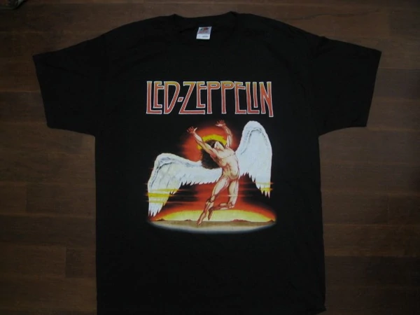 Led Zeppelin - Swan Song #3 - Two Sided Printed  T-Shirt